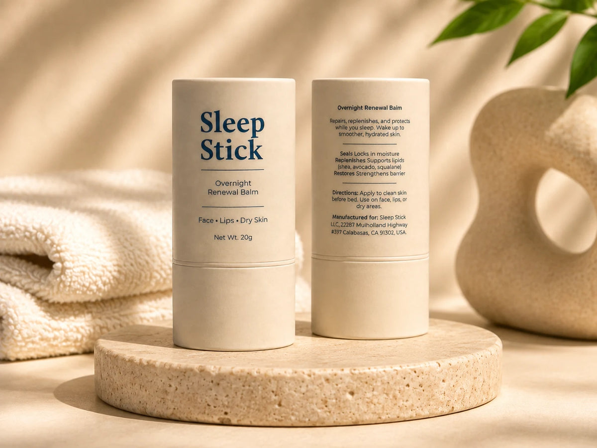 Sleep Stick Duo:  Overnight Hydration + Barrier Repair Balm